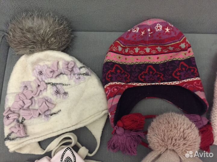 Шапки на девочку 48-50