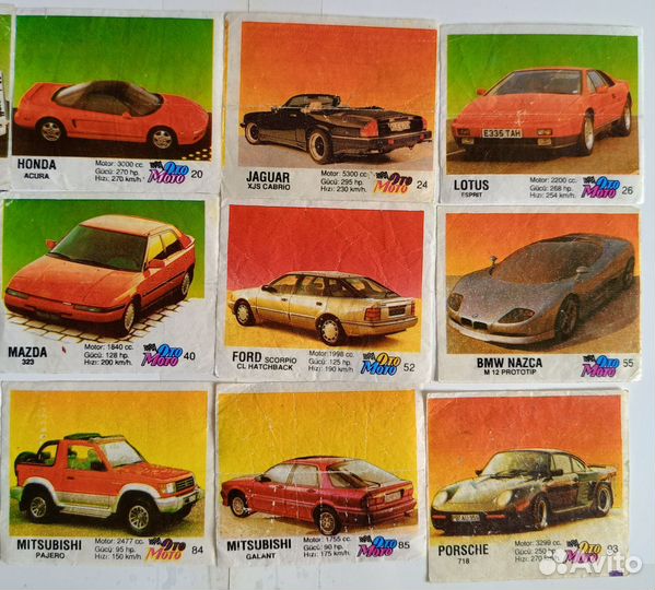 Вкладыши Oto Moto