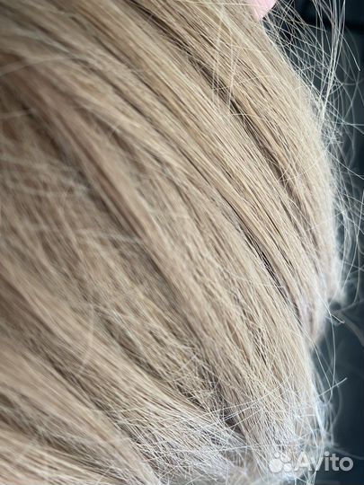 Волосы для наращивания 55 см русый