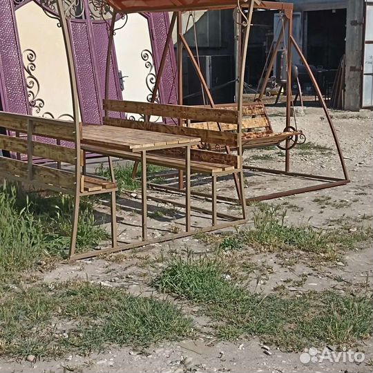 Детские качели садовые