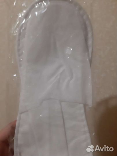 Тапочки одноразовые флизелиновые