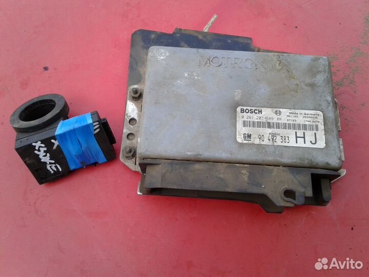 Блок управления двигателем опель омега x30xe