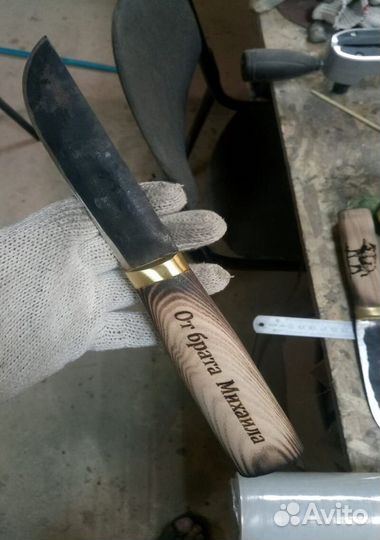 Нож охотничий ручной работы