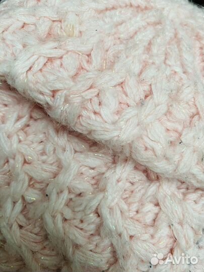 Комплект шапка и снуд женский