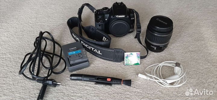 Canon EOS 400D + EFS 18-55 в отличном состоянии