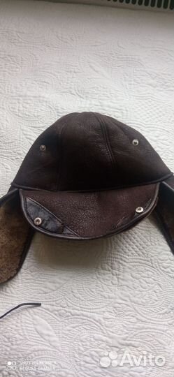 Шапка ушанка женская натуральный мех