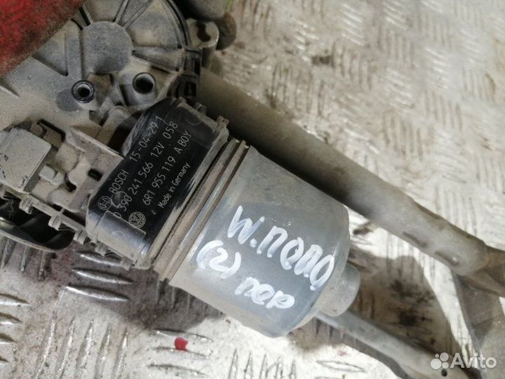 Мотор дворников передний Volkswagen Polo 614 cfna