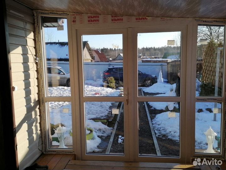 Пластиковые окна и двери новые