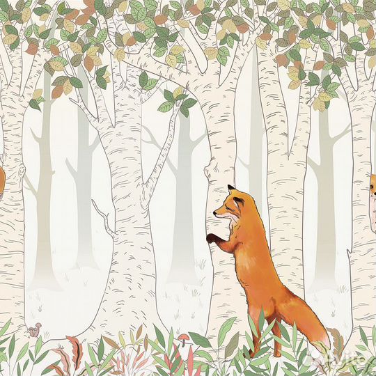 Детские фотообои 