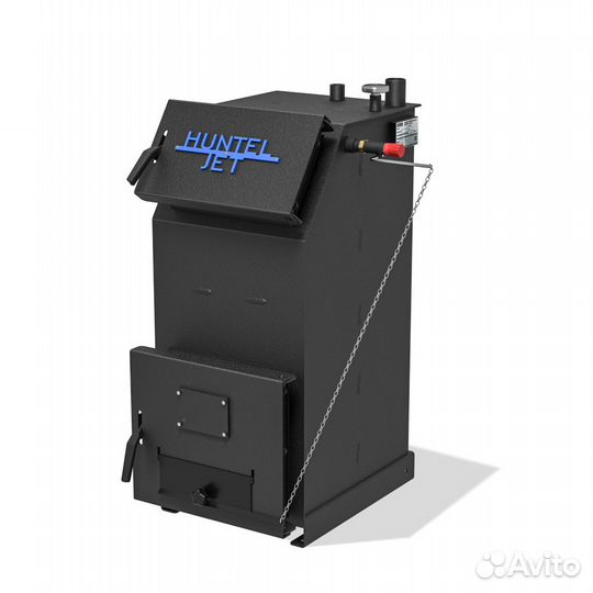 Твердотопливный котел с увеличенной топкой