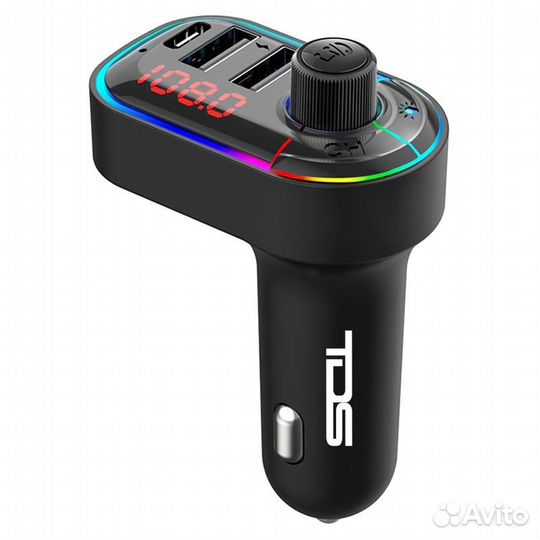 Fm модулятор с bluetooth RGB