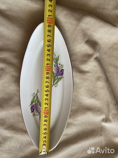 Селедочница фарфор СССР
