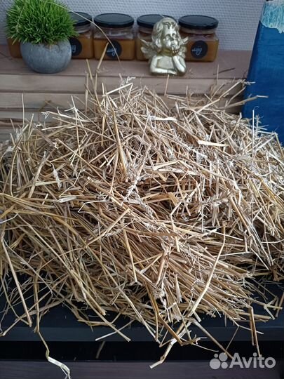Солома для декора 300 грамм