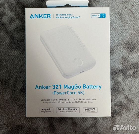 Внешний аккумулятор Anker 321 Mag-Go 5000
