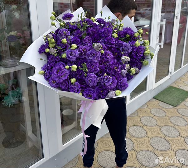 101 роза, эустома