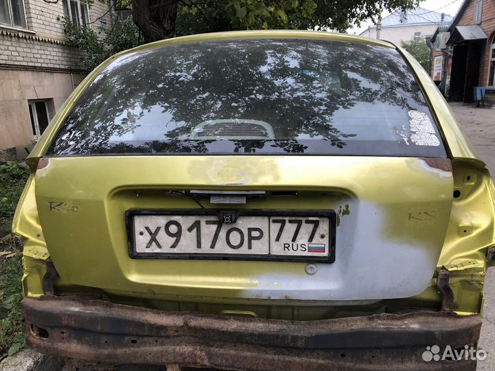 Крышка багажника kia rio 1