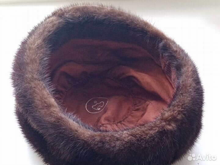 Шапка норковая женская