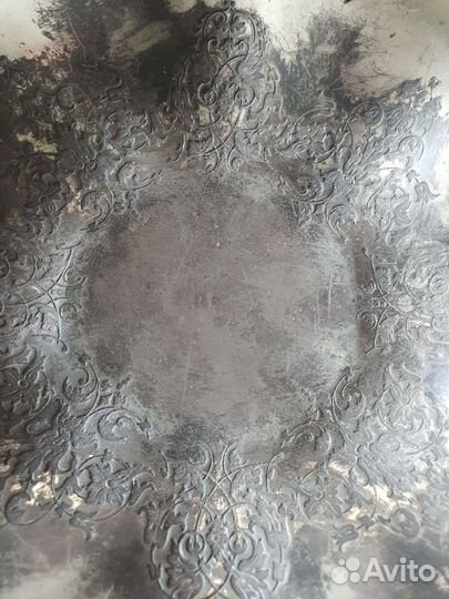 Старинная фруктовница.J.A. broad&Co sheffield