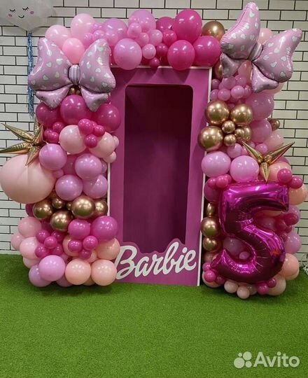 Коробка Барби для фотосессии