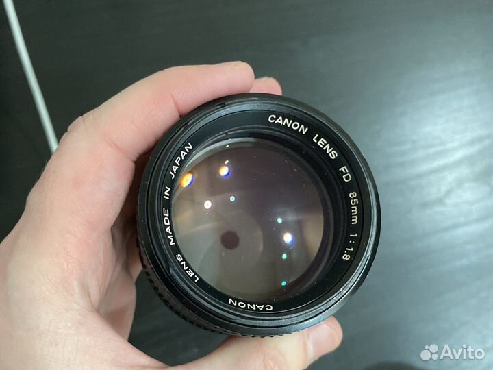 Объектив canon FD 85 1.8