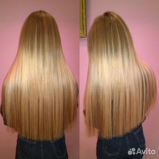 Наращивание волос, снятие, коррекция