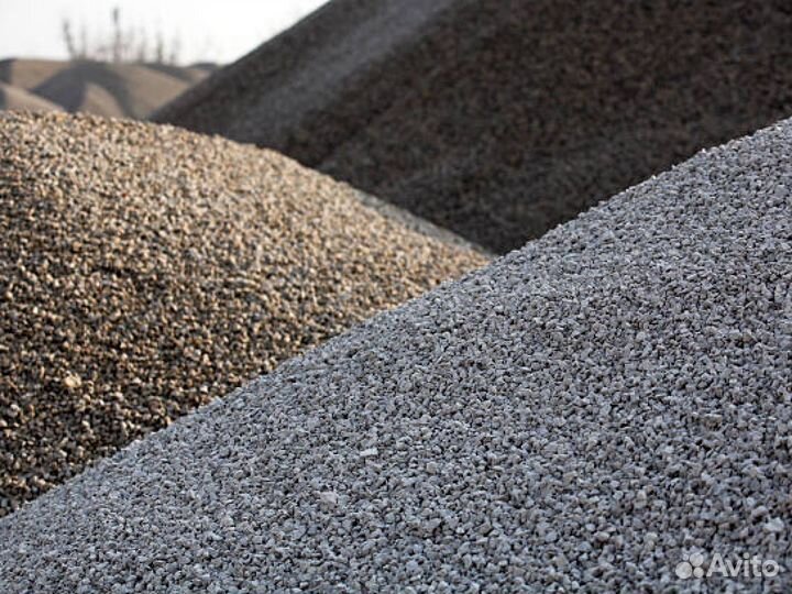 Щебень гравийный с доставкой. Сосны