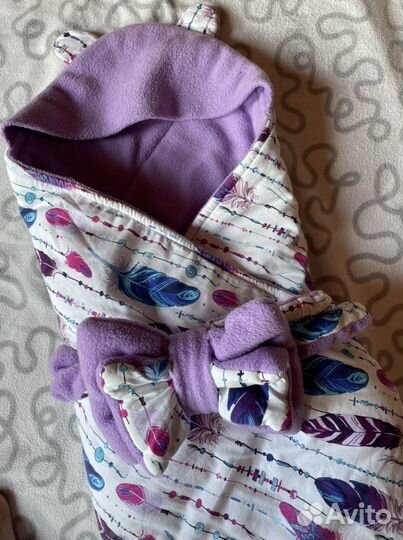 Конверт на выписку плед трансформер