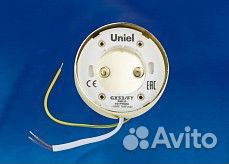 Накладной светильник Uniel Prom GX53/FT gold 10 PR