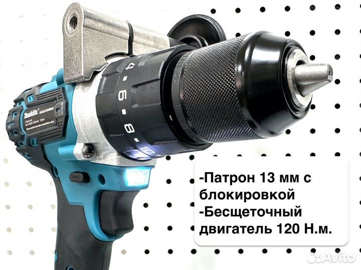 Бесщеточный шуруповерт Makita