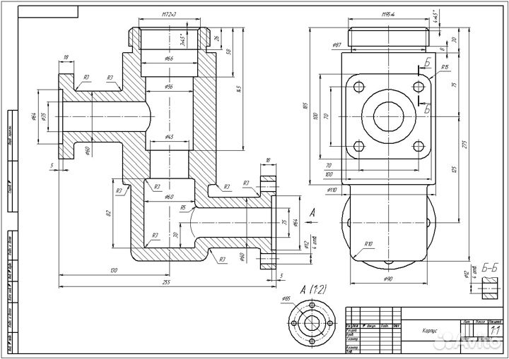 Чертежи в Autocad и Компас