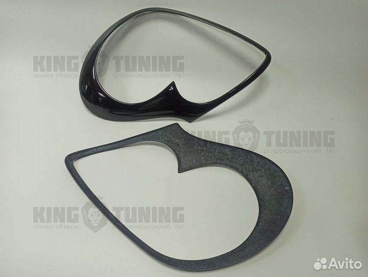 Маски на фары Porsche Cayenne 955 (Fiberglass-Easy