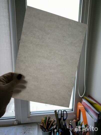 Бумага для акварели и гуаши А4 в папке для рисован