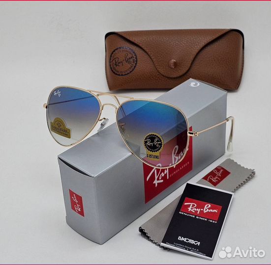 Мужские premium очки Ray Ban aviator