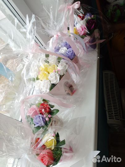 Мыльные букеты