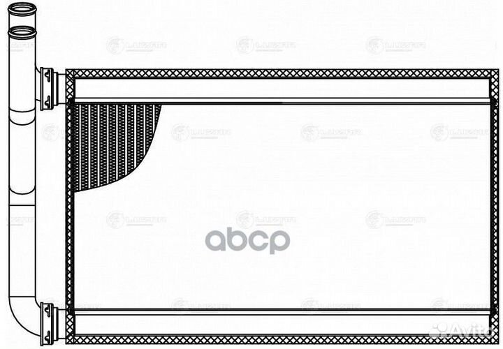 LRH 1151 luzar Радиатор отоп. Mitsubishi Pajero