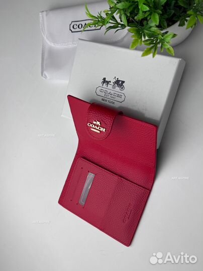 Обложка на паспорт coach женский