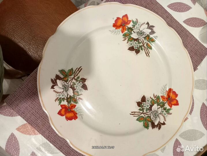 Большое блюдо дулево