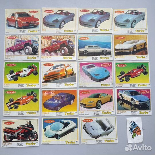 Вкладышы Турбо Turbo 5я серия (261-329)