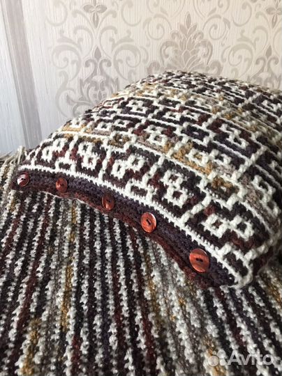 Комплект декоративный (плед с подушкой)