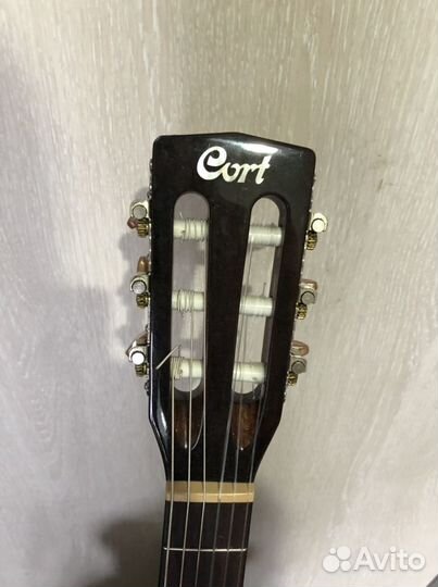 Классическая гитара-кроссовер Cort cec7 nat