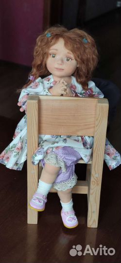 Интерьерная текстильная кукла ручной работы