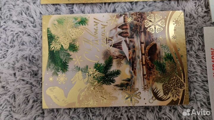 Открытки и конверты для денег с новым годом