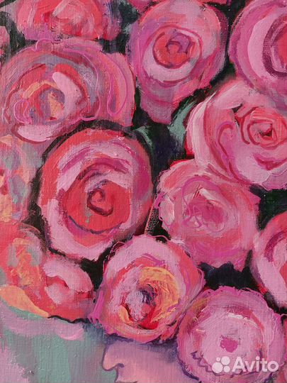 Картина холст акрил