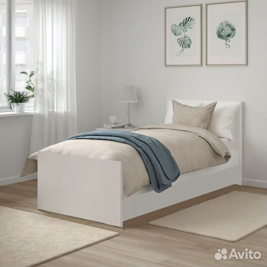 Кровать Амелина 0,9 белая