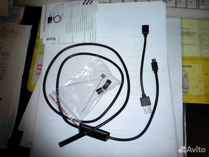 Гибкая видеокамера эндоскоп