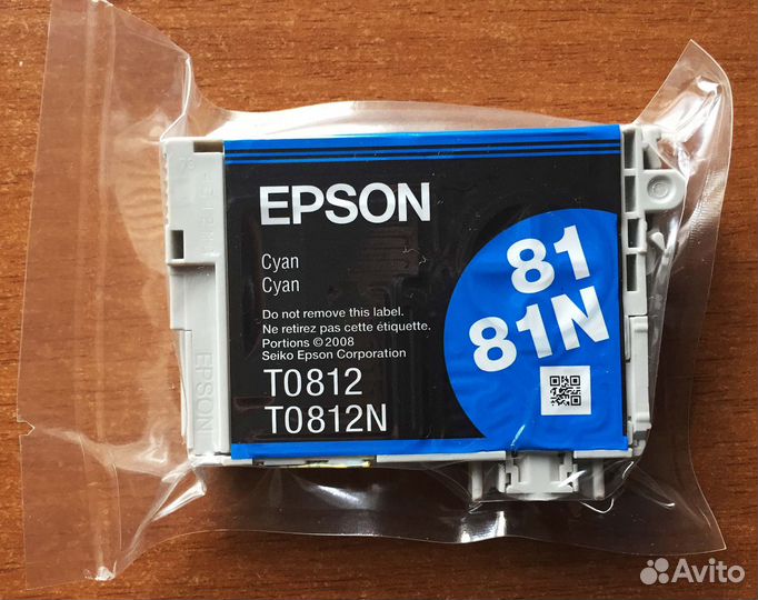 Оригинальные картриджи Epson T0812