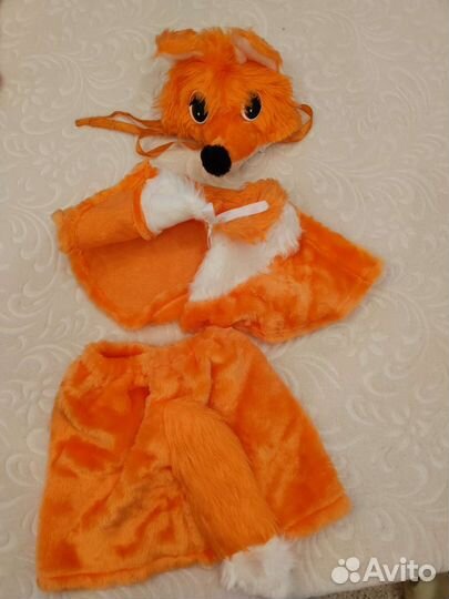 Новогодний костюм для девочки лисичка