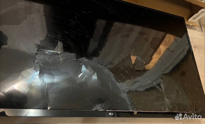 Телевизор lg 55 разбит экран