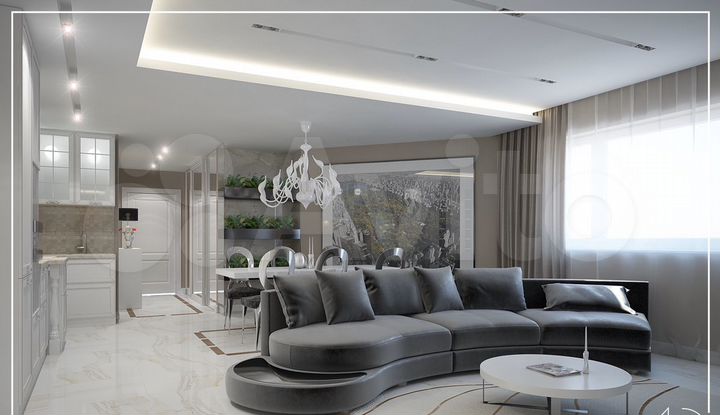 4-к. квартира, 118 м², 10/22 эт.