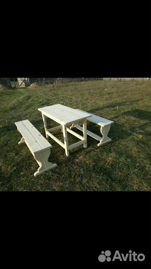 Стол 2ве лавочки